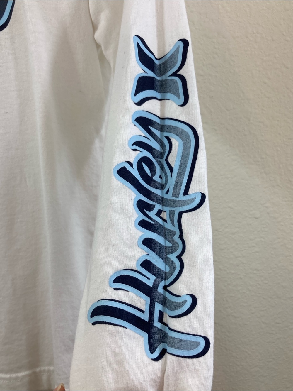 Hurley White Beach Graphic Long Sleeve Tee Kids Size M 10-12 - Picture 4 of 5
